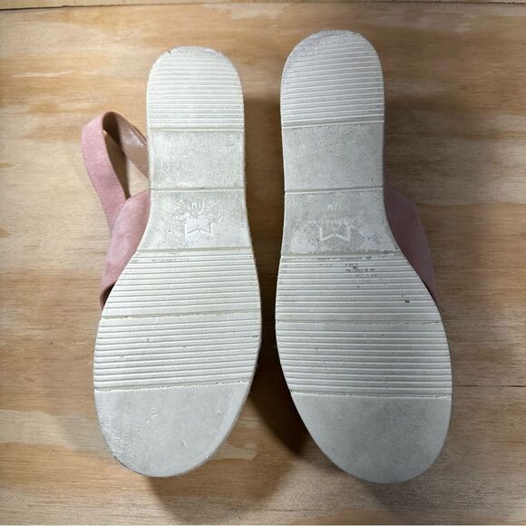 Marc Fisher Pink Espadrille Wedge Sandals Women’s Size 11 - Picture 7 of 9
